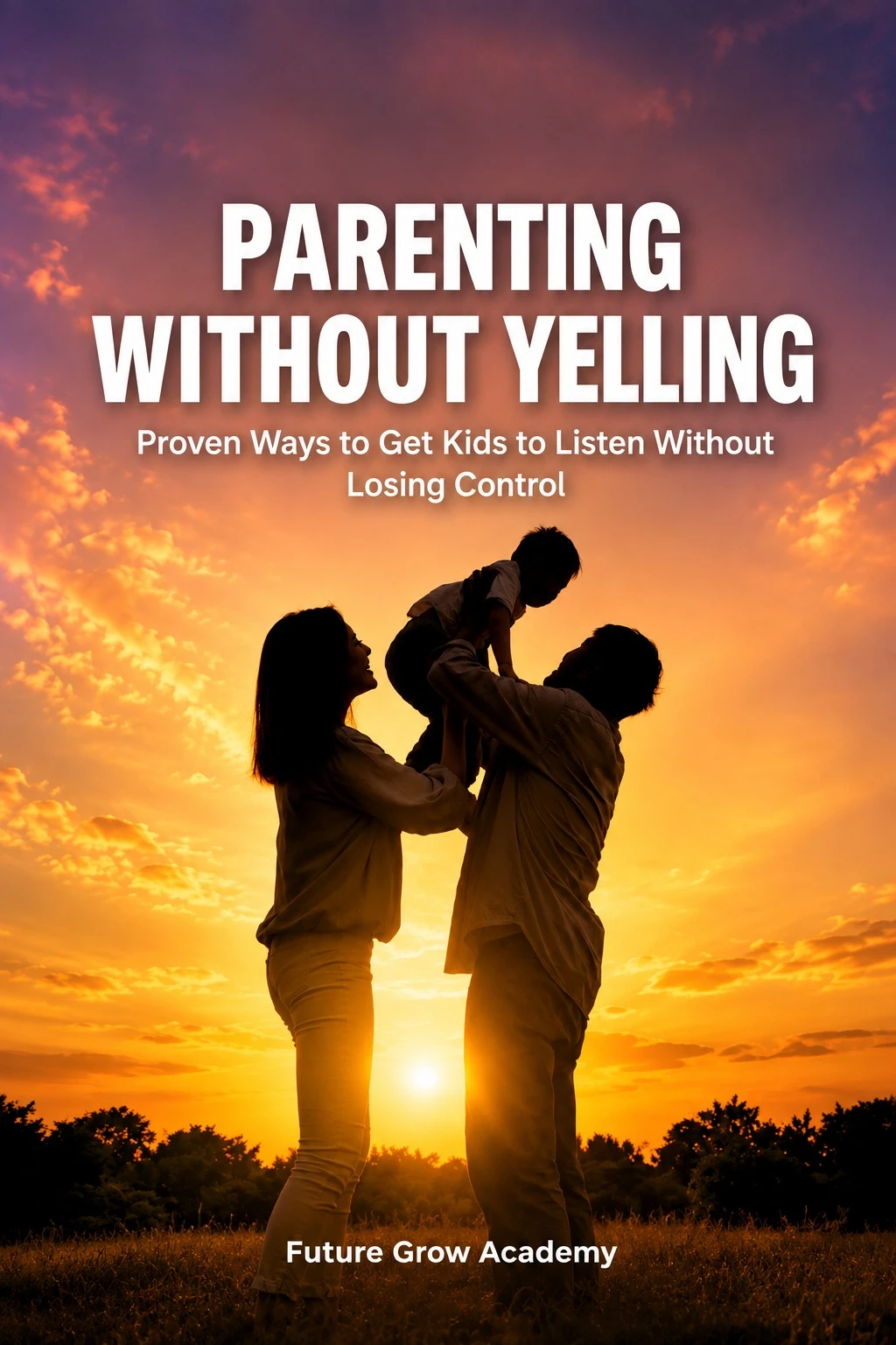 Parenting Without Yelling — ebook cover by Future Grow Academy